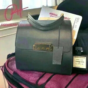 Zac Posen Bag NWT Black , cross body- exterior pocket,removable straps- limited